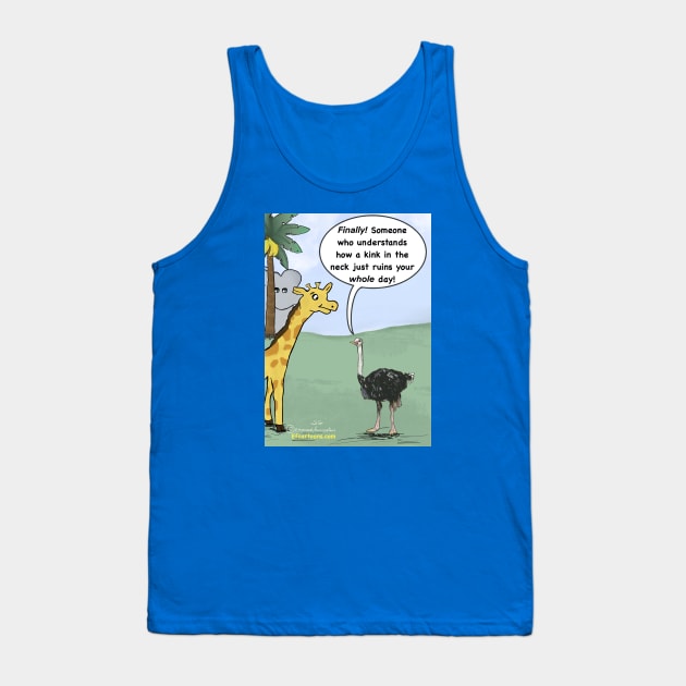 Pain in the Neck Tank Top by Enormously Funny Cartoons